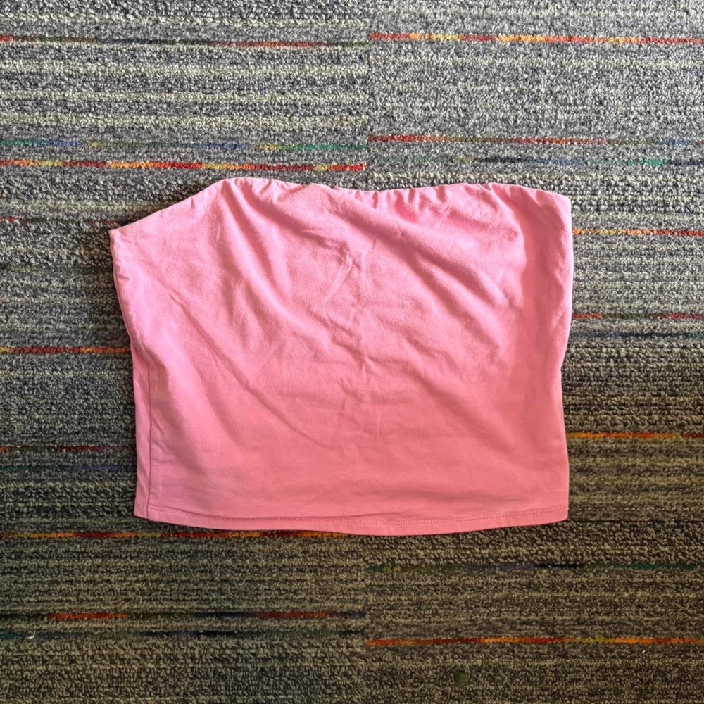 Garage Pink Crop Top